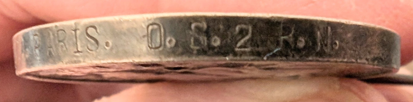 WW1-1918 silver medal Amedu Paris 369138 Royal Navy Ships Steward