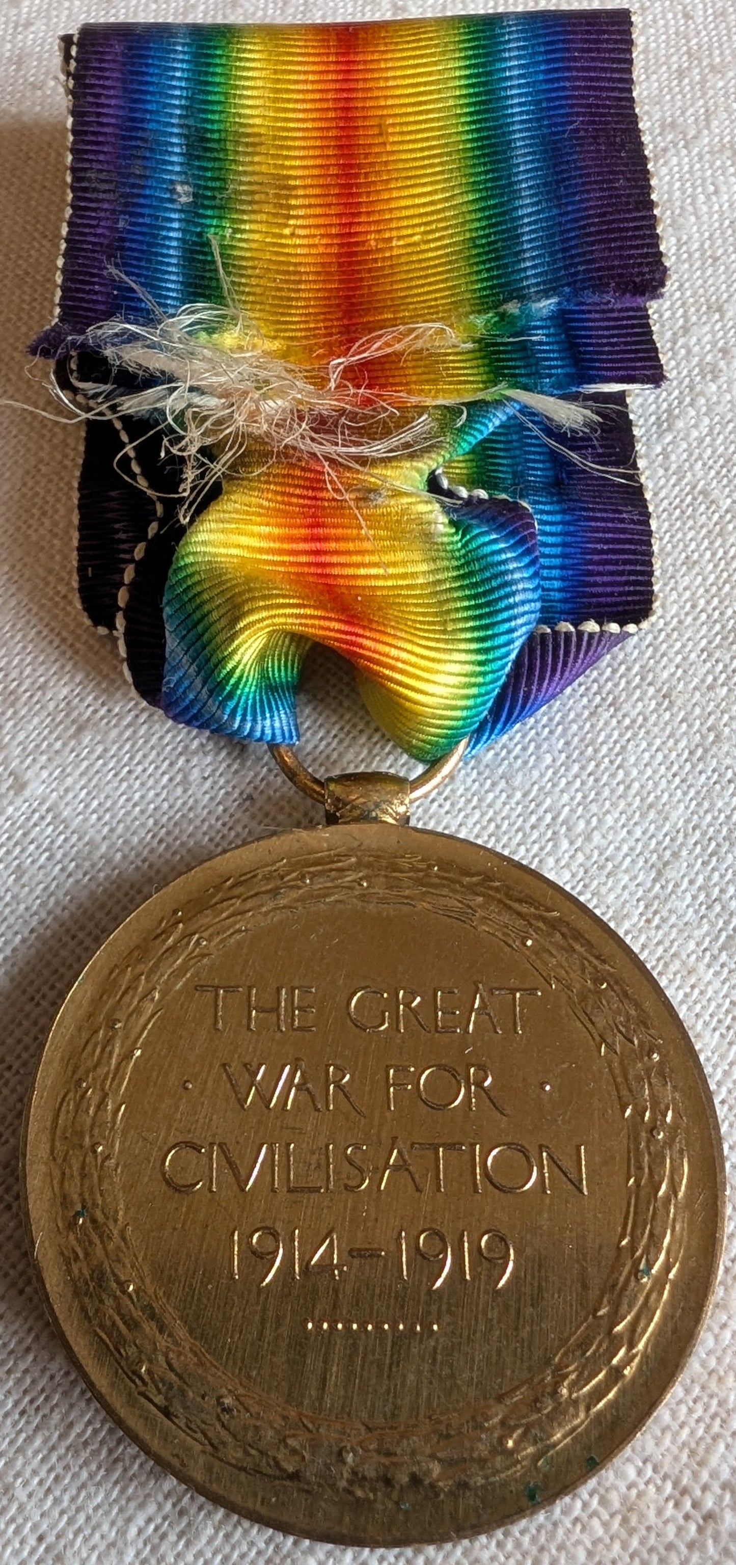 WW1-Victory Medal Spr Mark C Mayne 142543 Royal Engineers