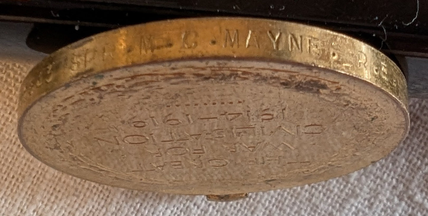 WW1-Victory Medal Spr Mark C Mayne 142543 Royal Engineers