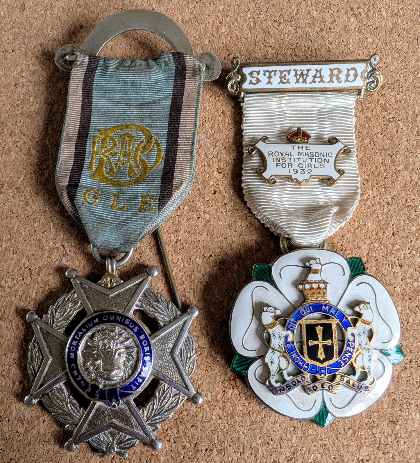 Antique Masonic medals collection