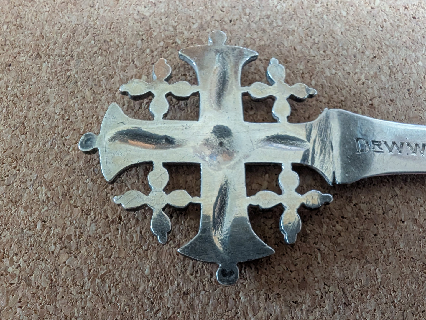 WW2 era Jerusalem Cross Silver letter opener