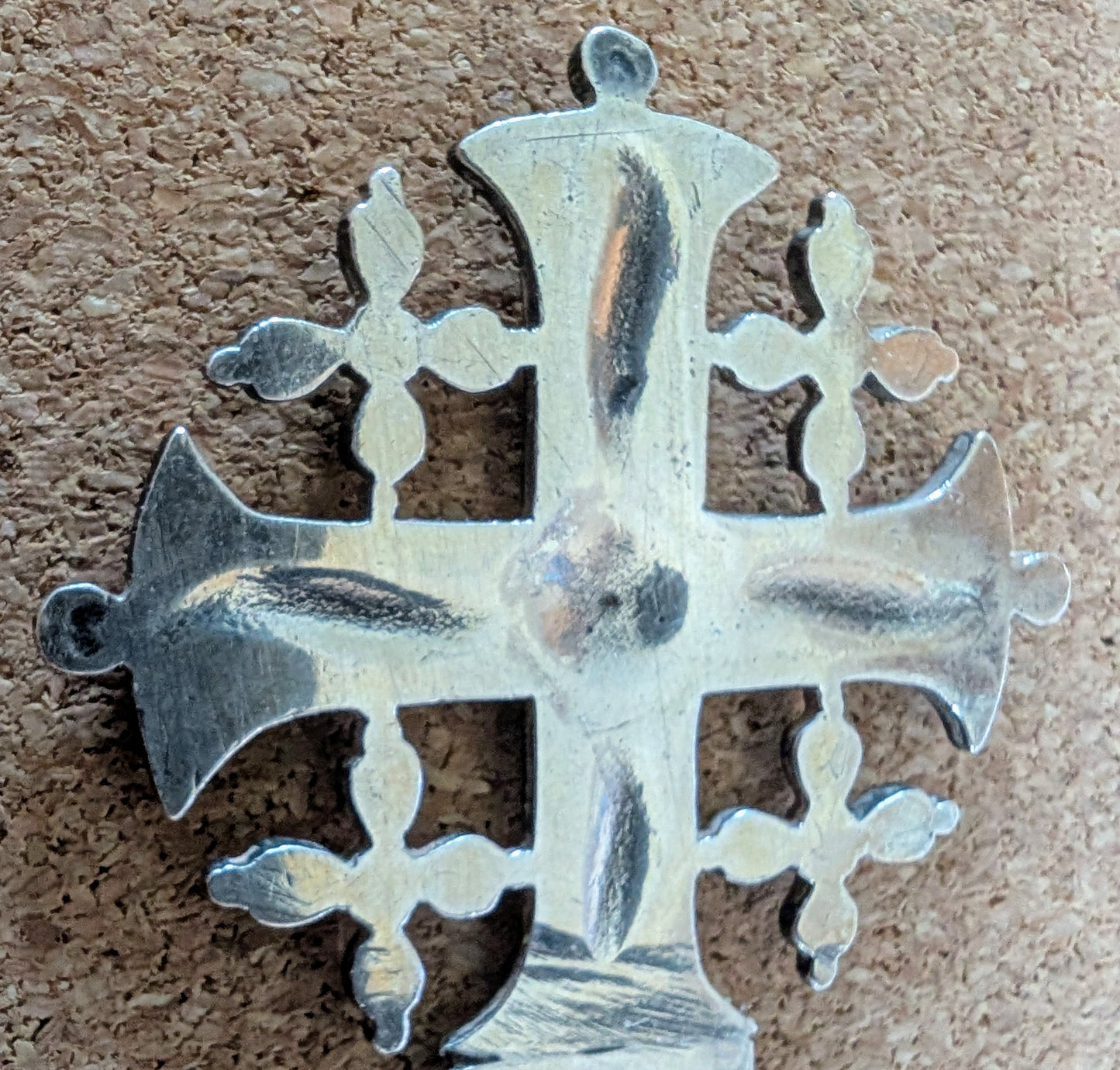 WW2 era Jerusalem Cross Silver letter opener