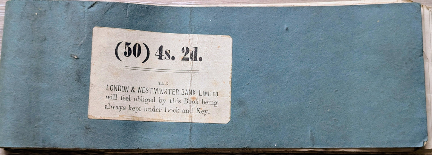 Victorian Cheque book & ephemera James Kite Engineers Co, Gold Medal 1862 international Exhibition, Award for filter presses