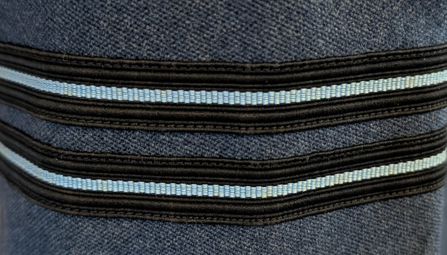 RAF Flight Lt uniform with ww2 medal, 1953 coronation medal