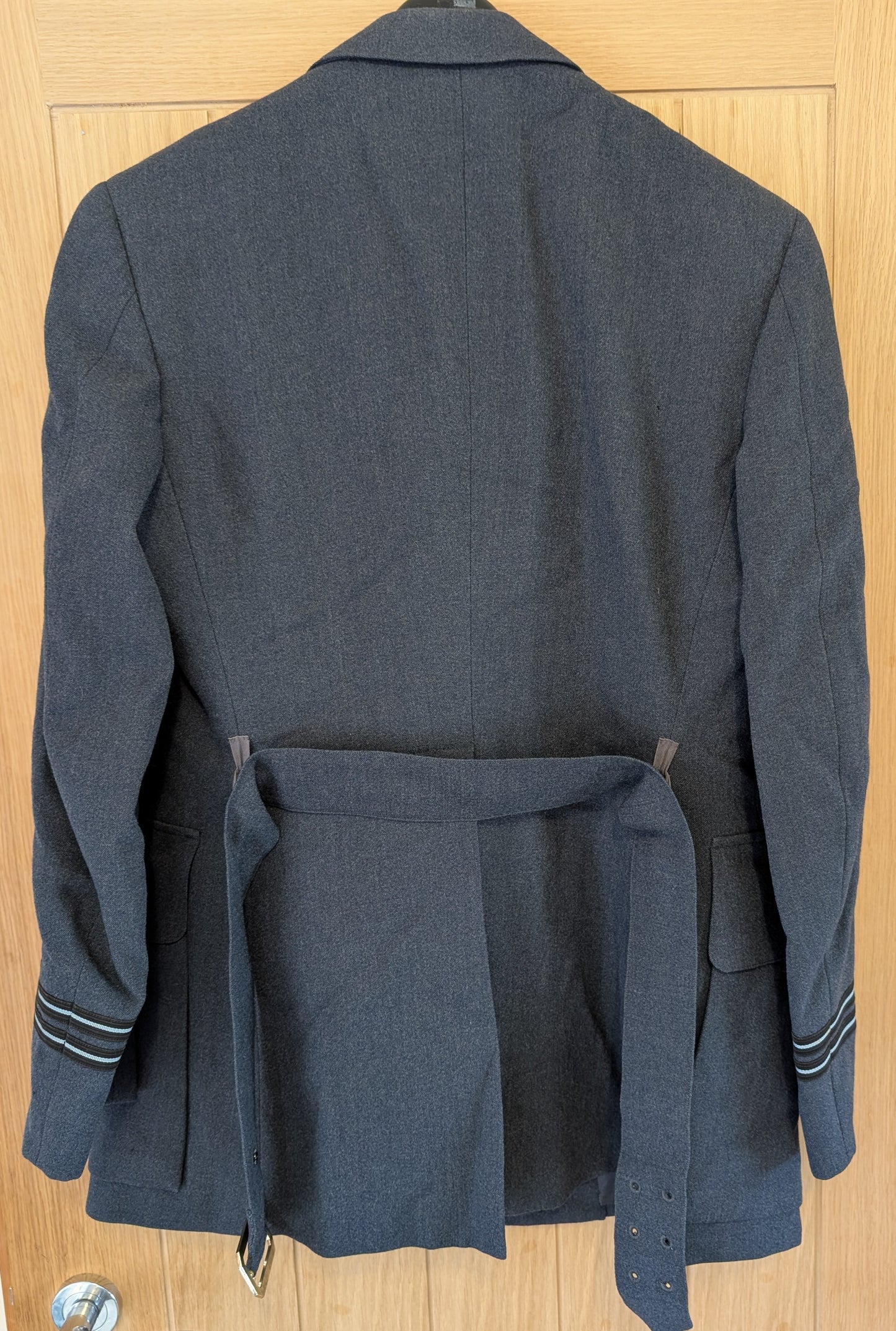 RAF Flight Lt uniform with ww2 medal, 1953 coronation medal