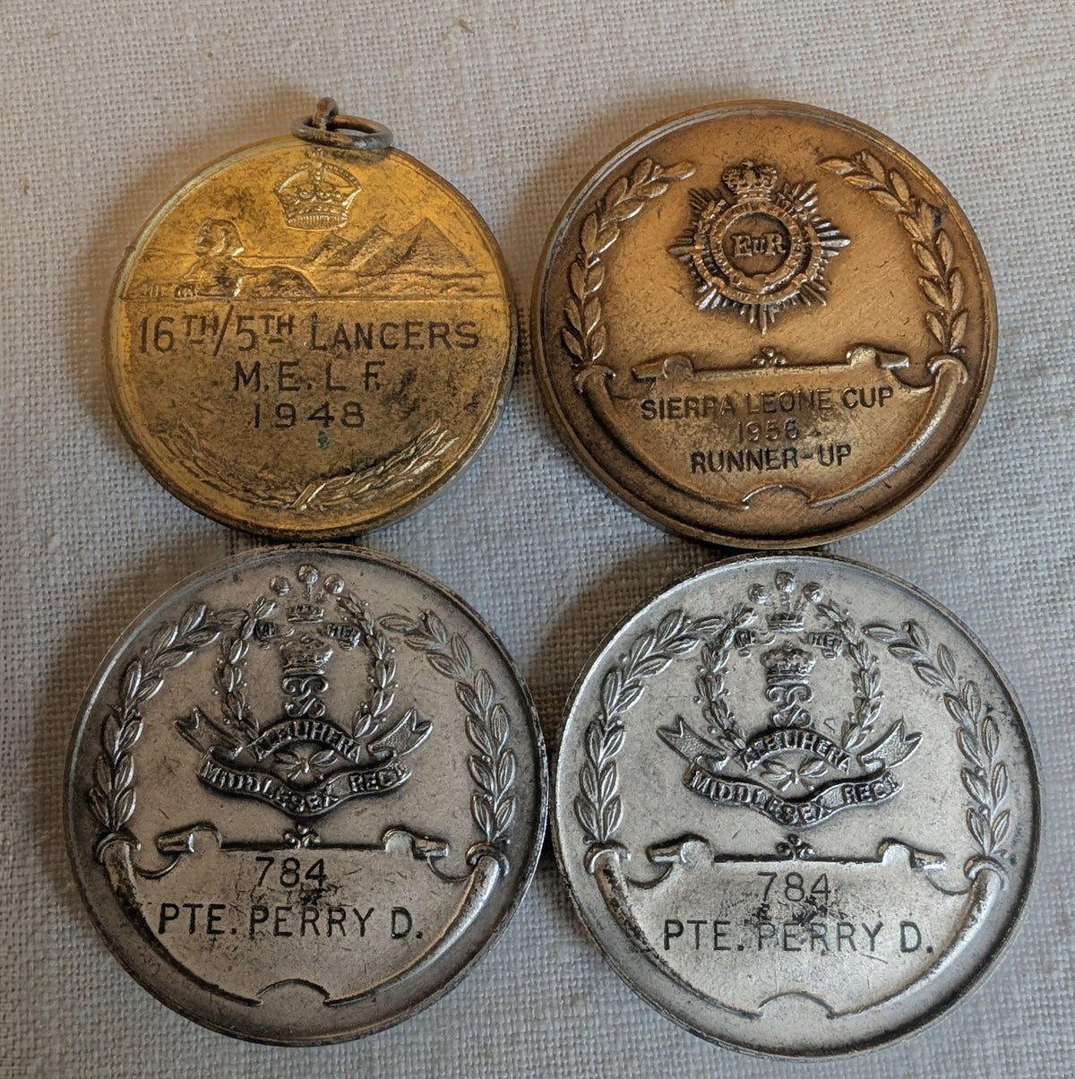 Vintage Rifle league Association & Military regiment medals & medallions