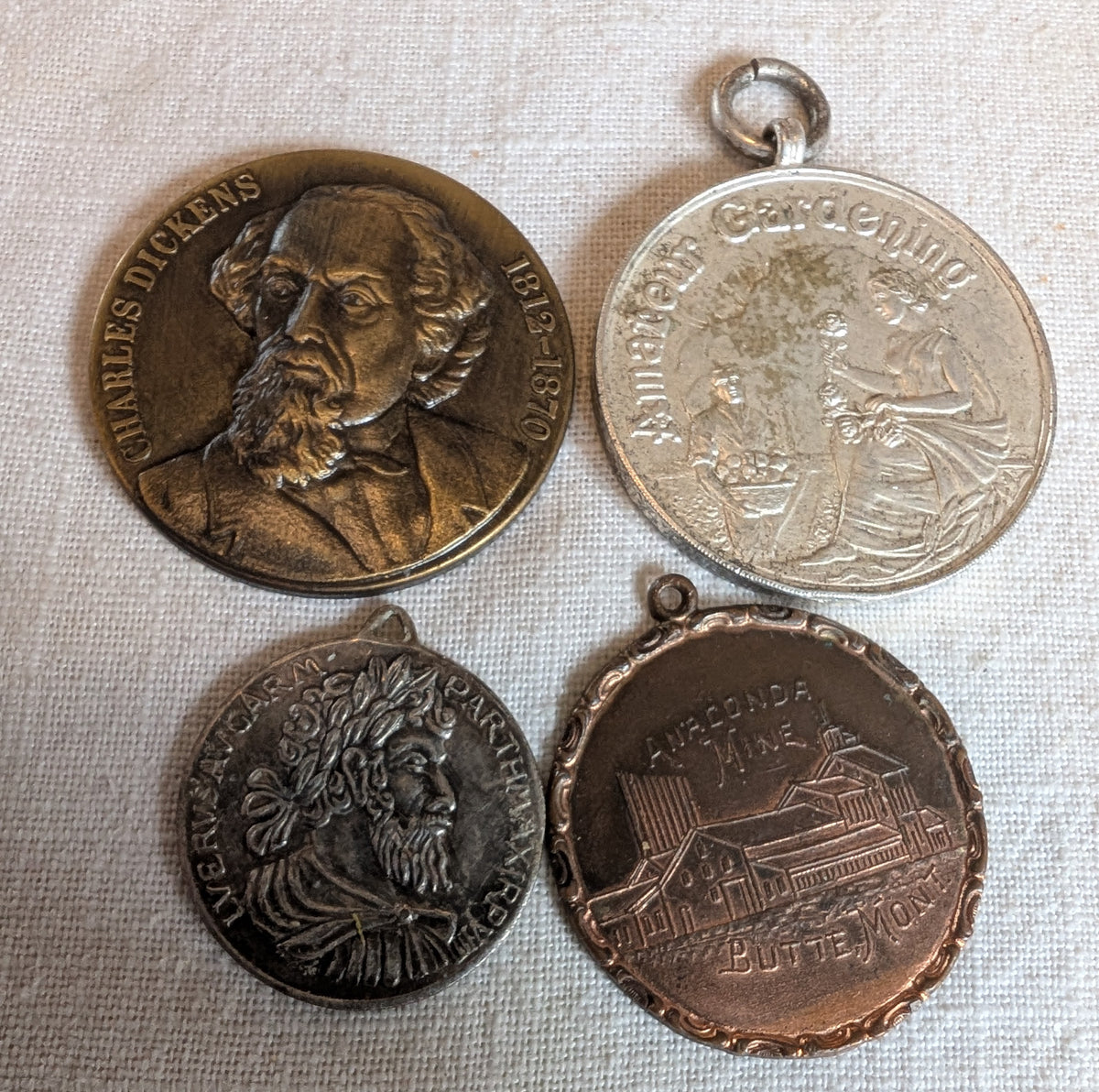 Vintage social history Collectable memorable Medals, pendants & brooches, fobs