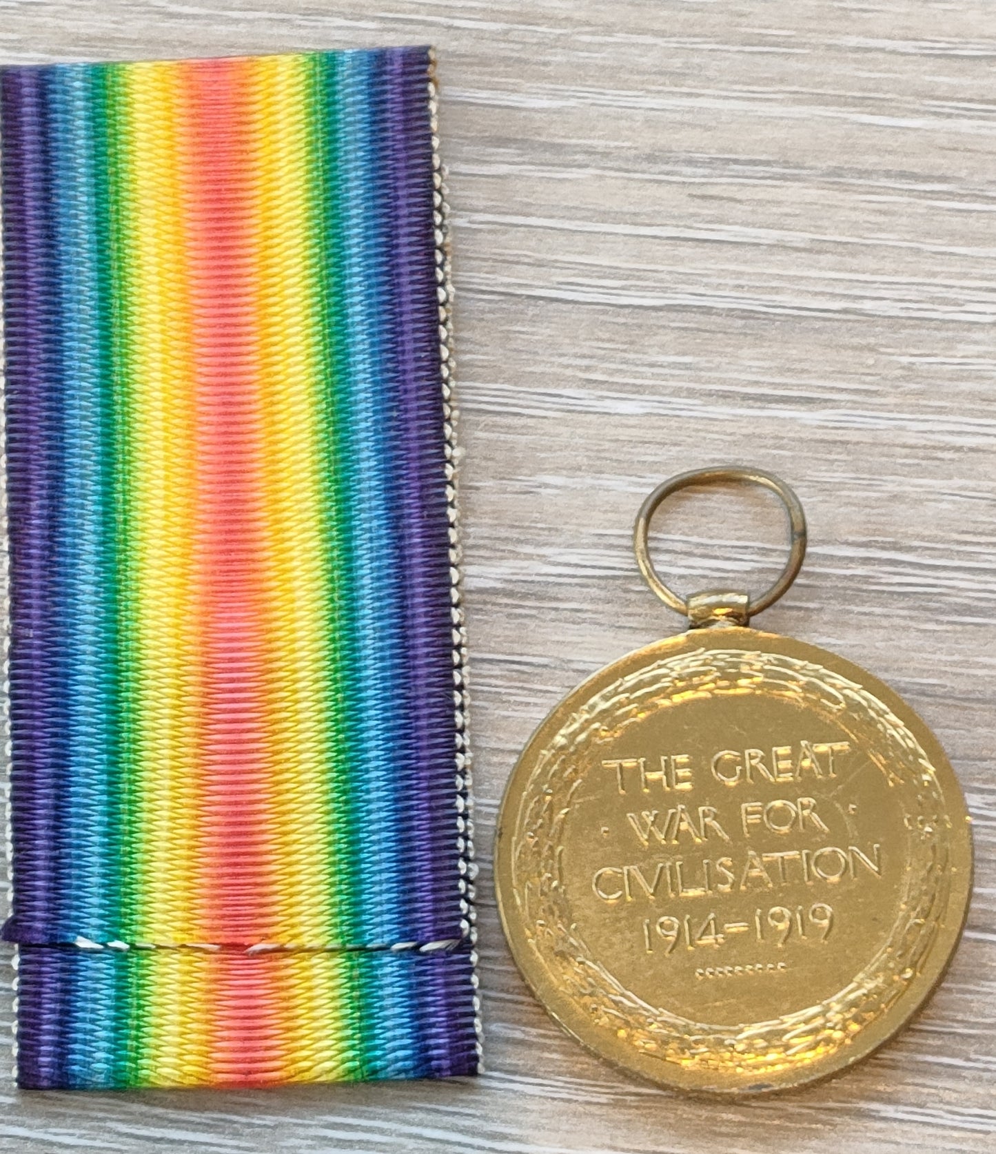 WW1 Victory Medal Killed in Action Serjeant Atack