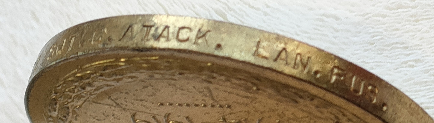 WW1 Victory Medal Killed in Action Serjeant Atack