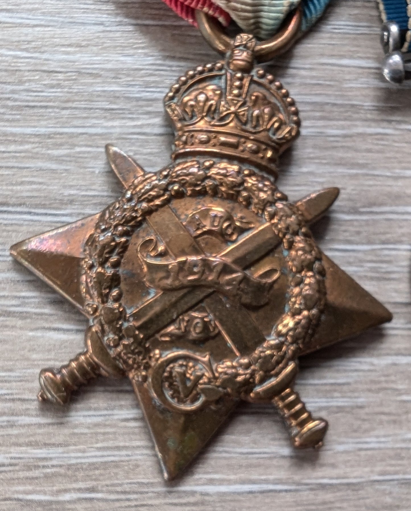 Mons Star Medal set with good conduct medal