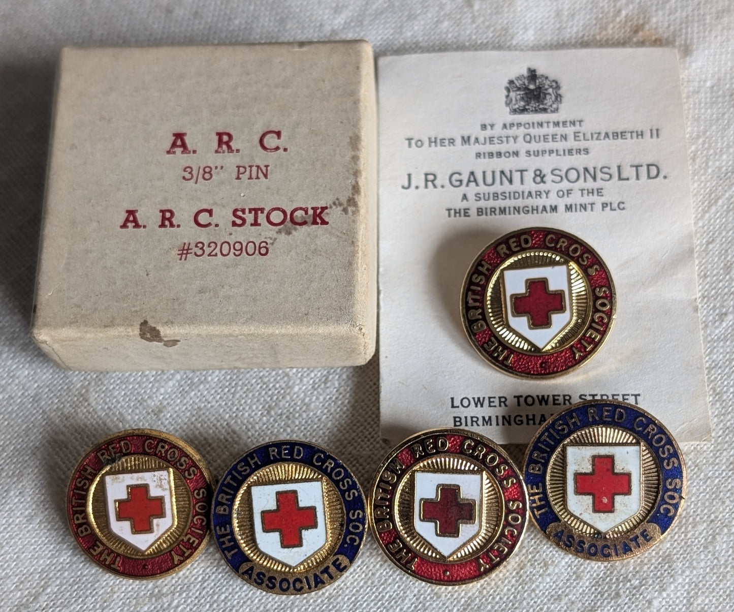 Vintage Red cross badges & medals collection