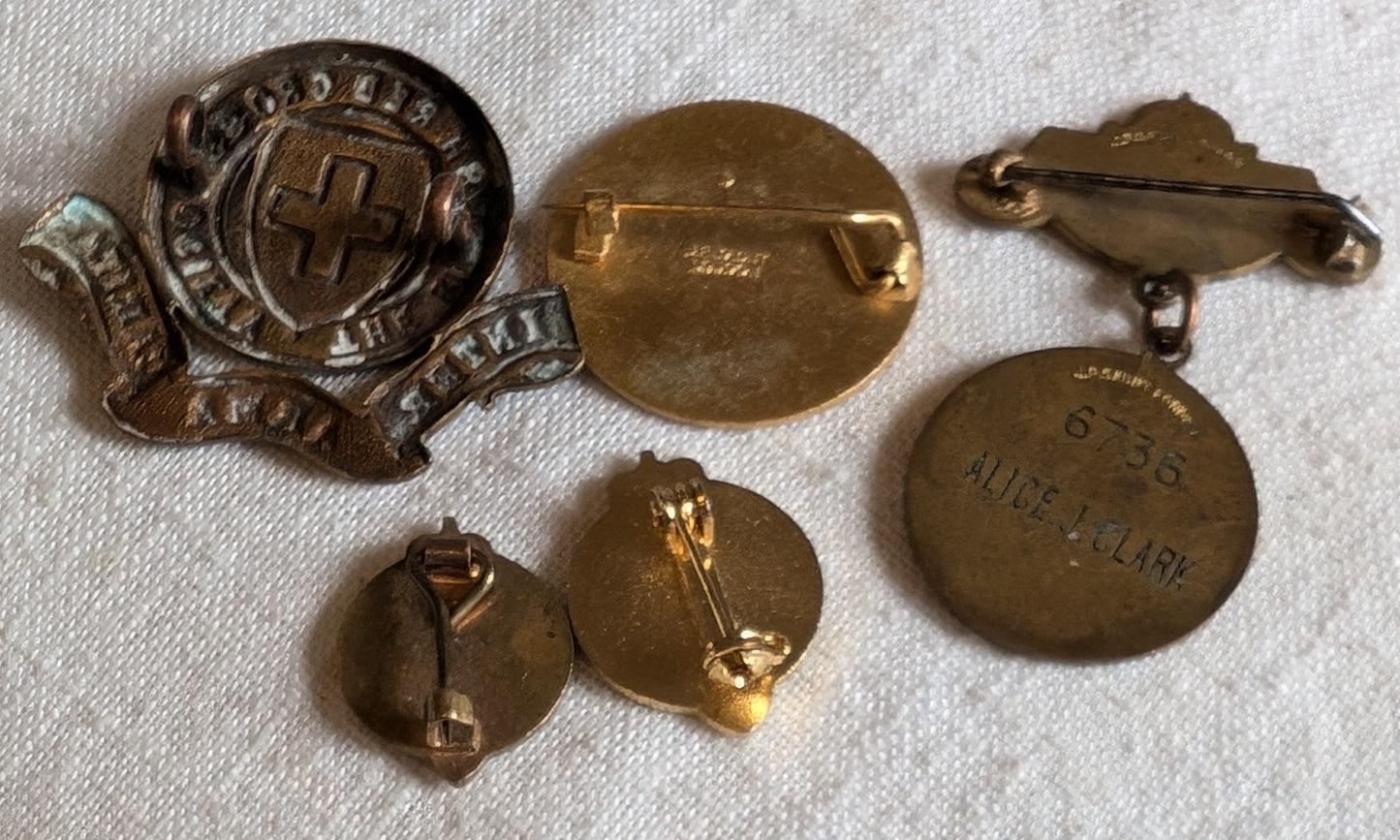 Vintage Red cross badges & medals collection