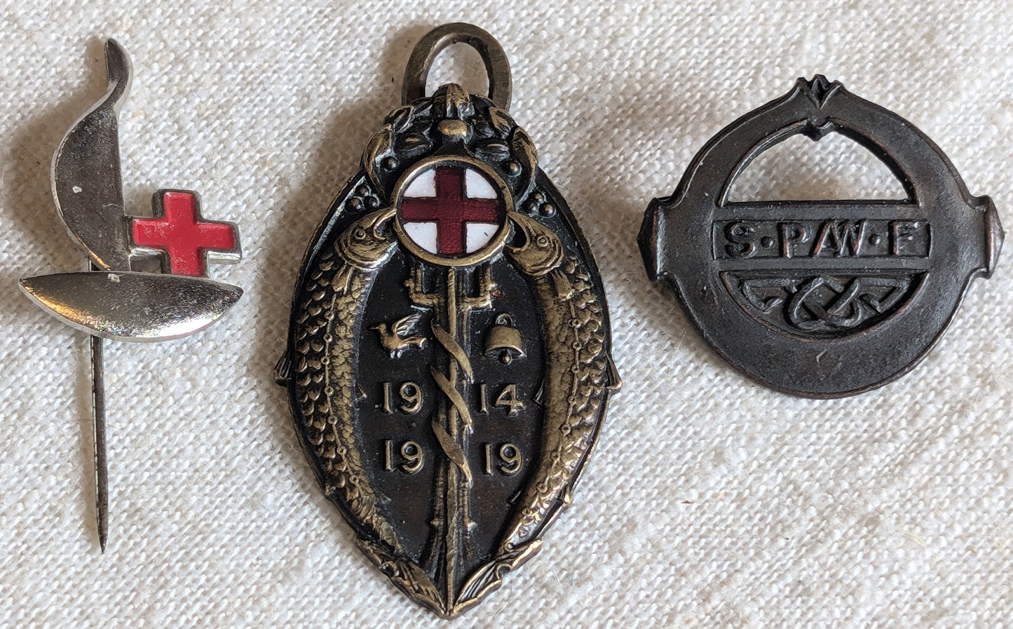 Vintage Red cross badges & medals collection