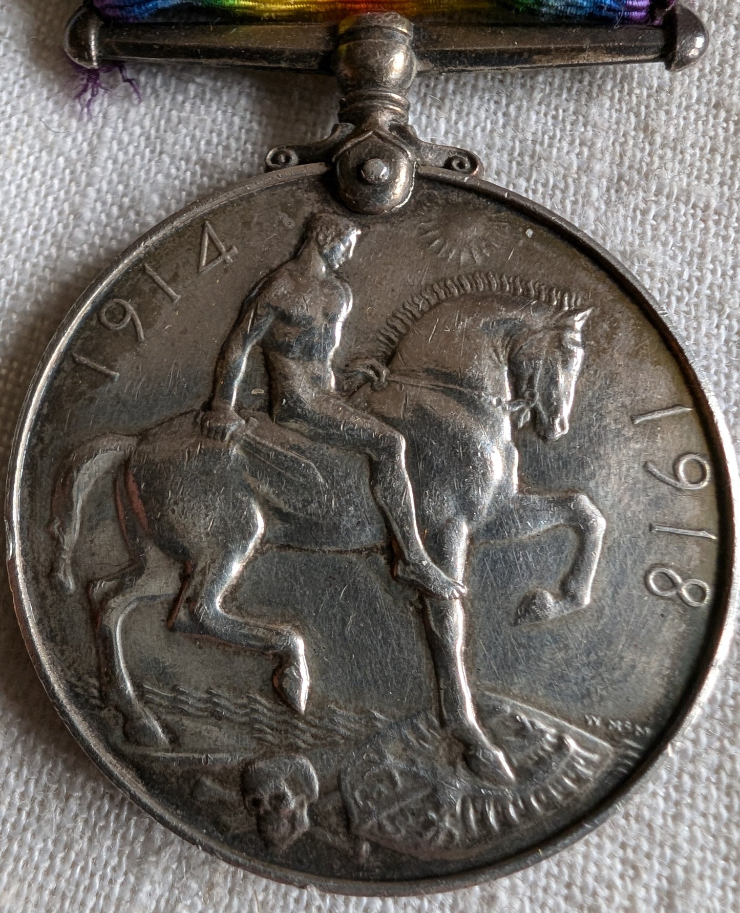 WW1-Medal pair Dvr Perry