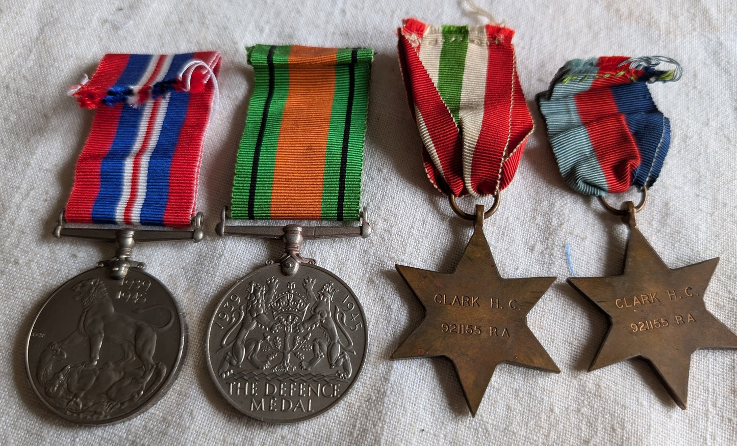 WW2-South African Royal Artillery Medal Group