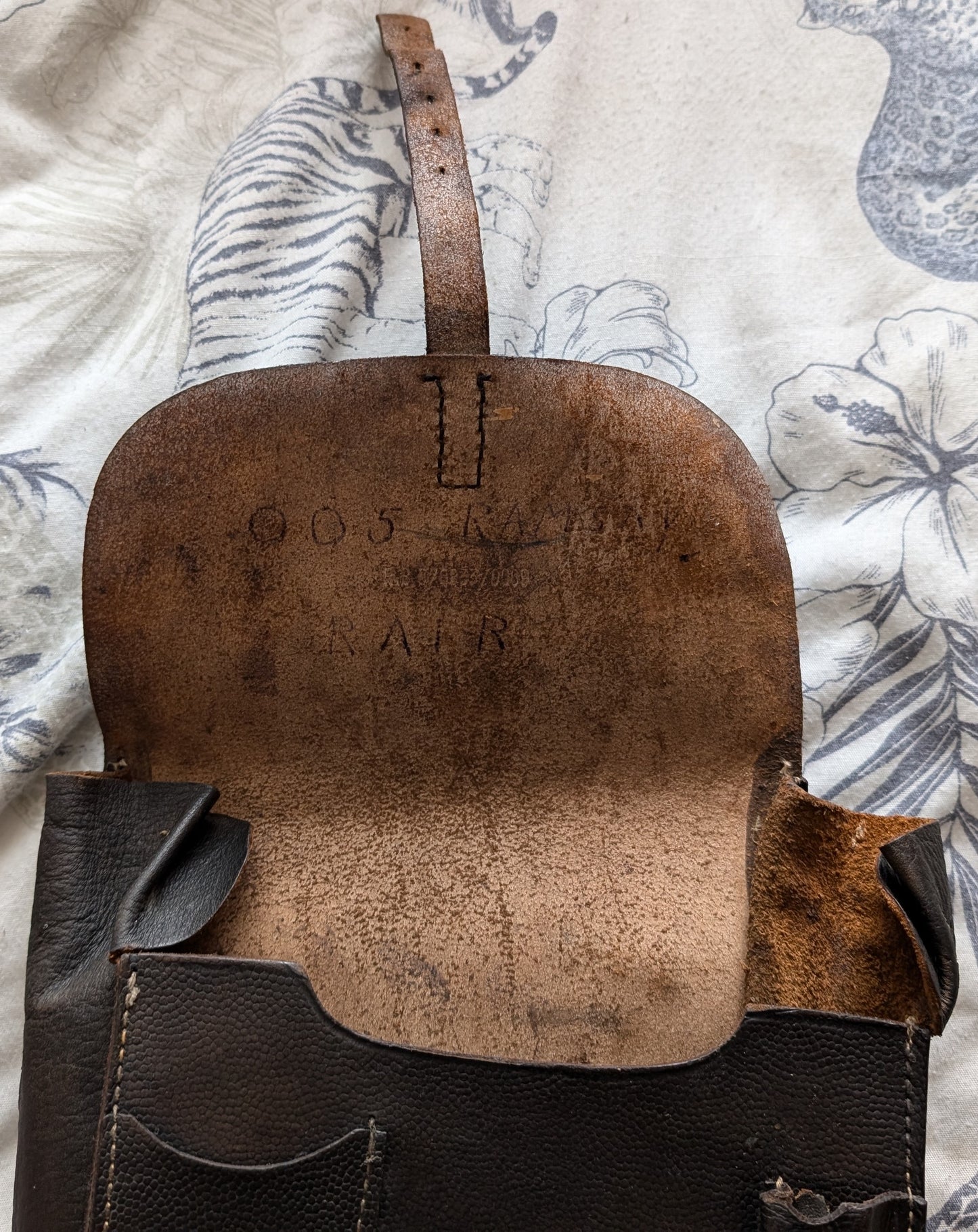 Ww2-German leather map case