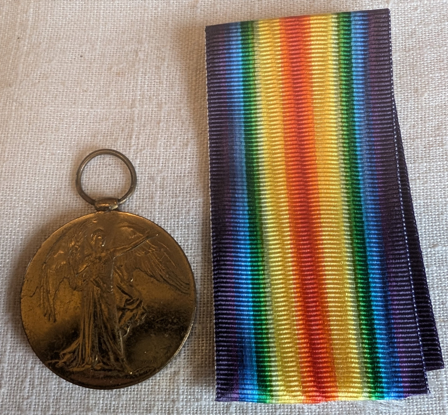 WW1-William Alfred Judge SS.250 Victory medal-Royal Navy