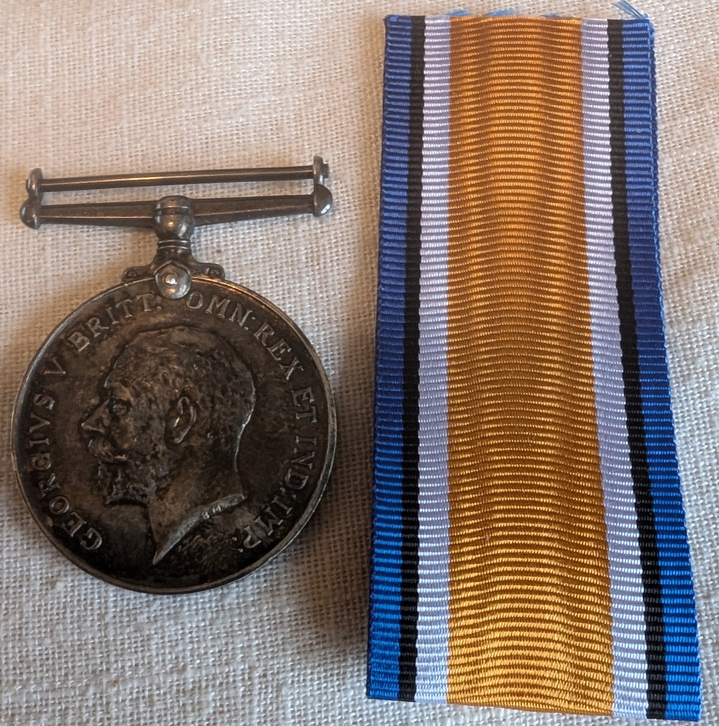 Pte P.L.Hammond 1914-1918 medal Devon Regiment