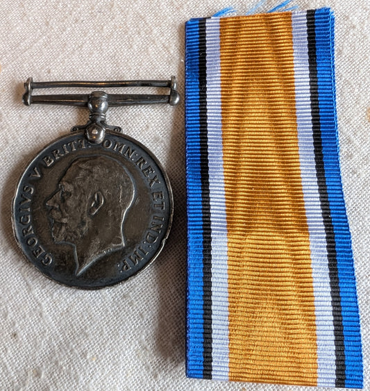 WW1-1914-1918 Medal Pte Harold S Arnott Northumberland Fusiliers