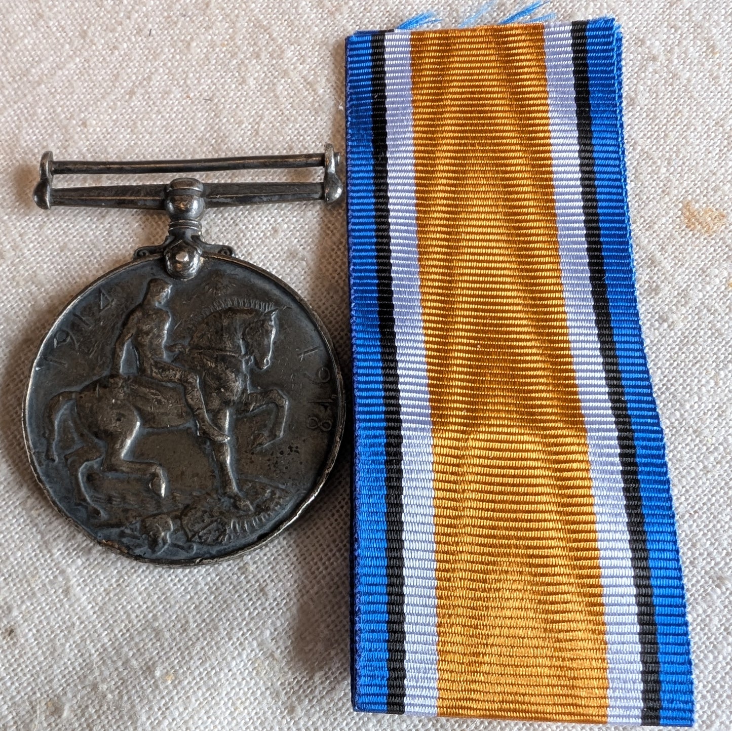 WW1-1914-1918 Medal Pte Harold S Arnott Northumberland Fusiliers