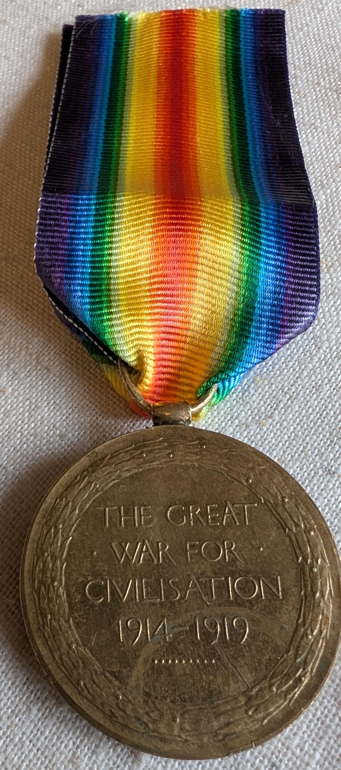 WW1-Victory medal R.A.F. R.F.C. Walter Norgrove 10509 Air Mechanic first class