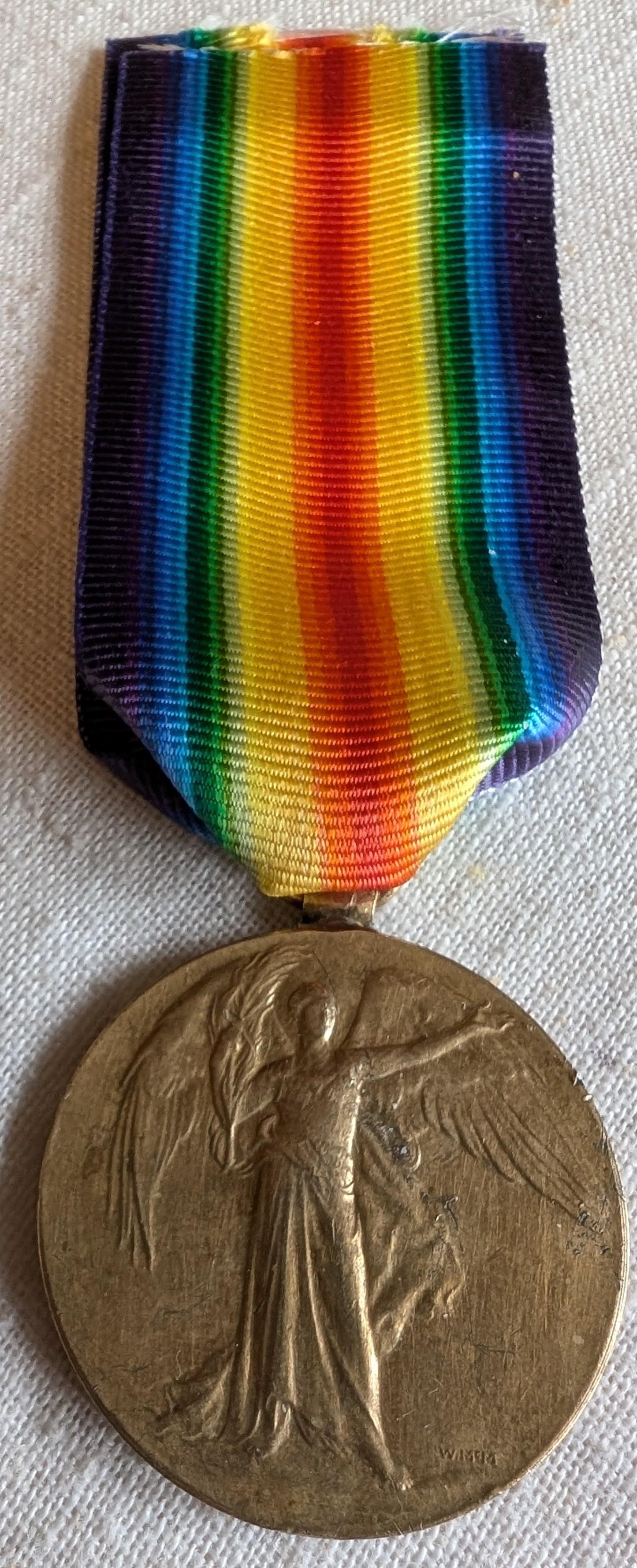 WW1-Victory medal R.A.F. R.F.C. Walter Norgrove 10509 Air Mechanic first class