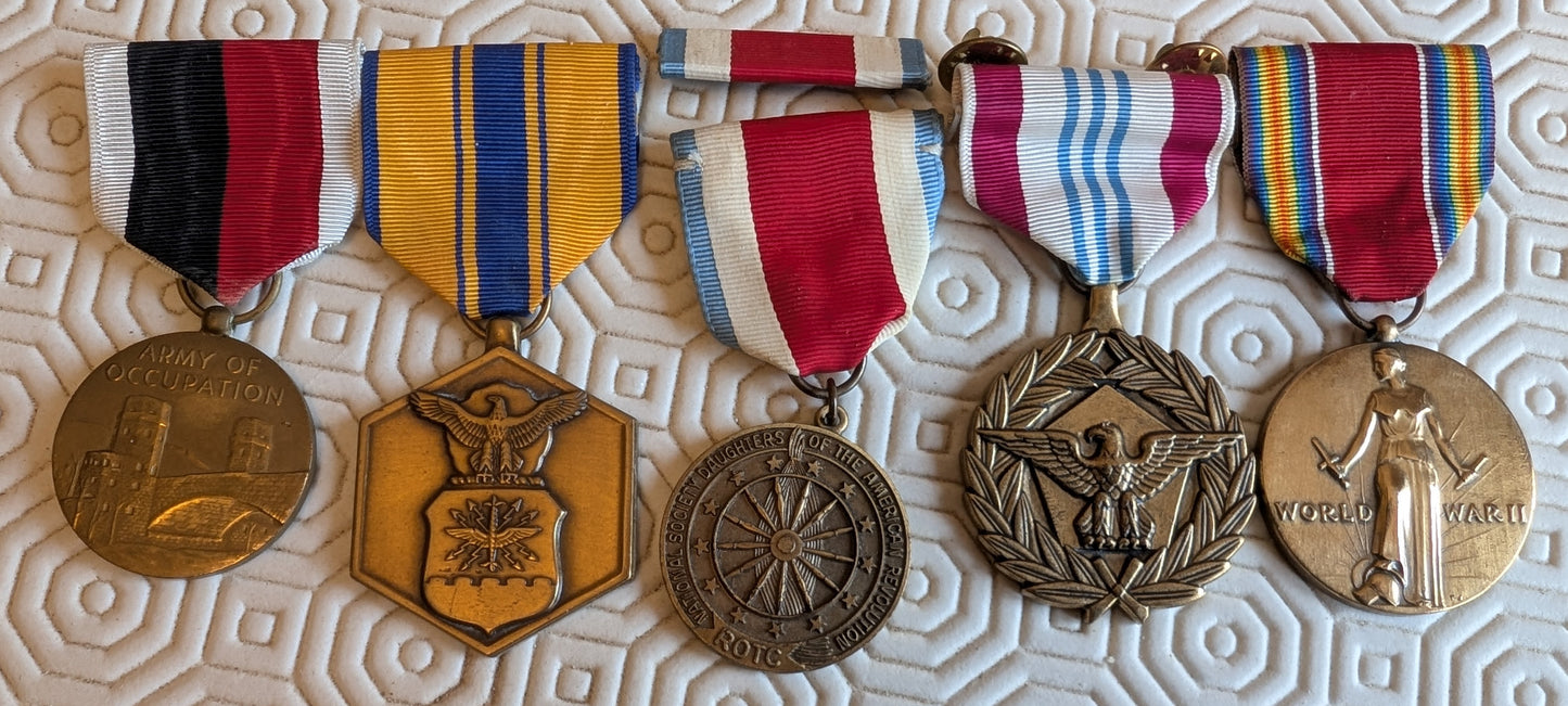 WW2-5 Medal USA Medal Group