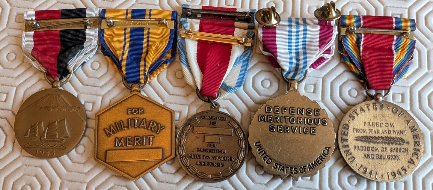 WW2-5 Medal USA Medal Group
