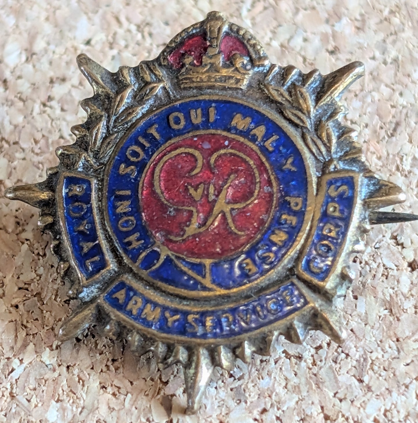 WW2-British medal group RASC oak leaf
