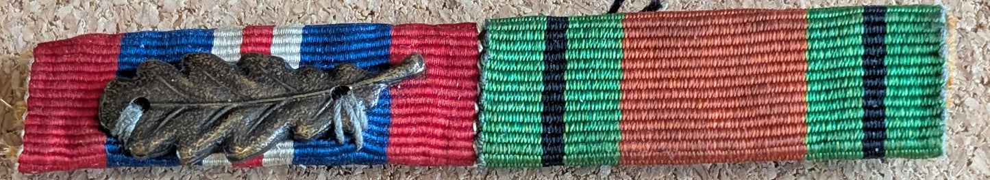 WW2-British medal group RASC oak leaf