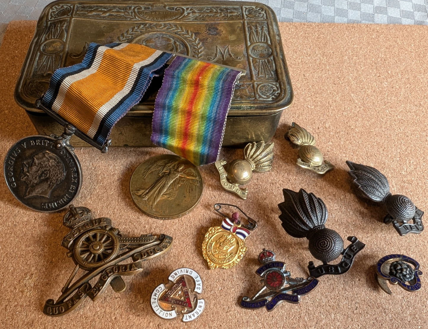 WW1-Pair Royal Artillery