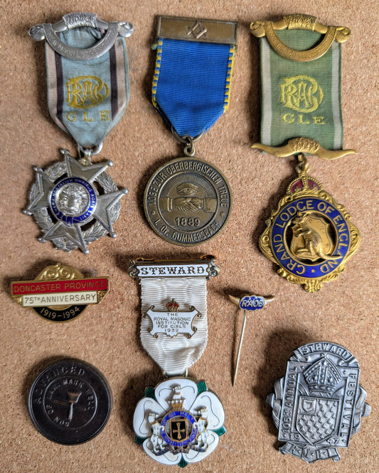 Antique Masonic medals collection