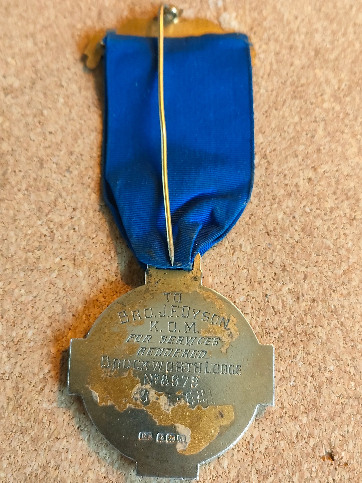 Silver hallmarked Masonic Medals, brooches penny token memorabilia collection