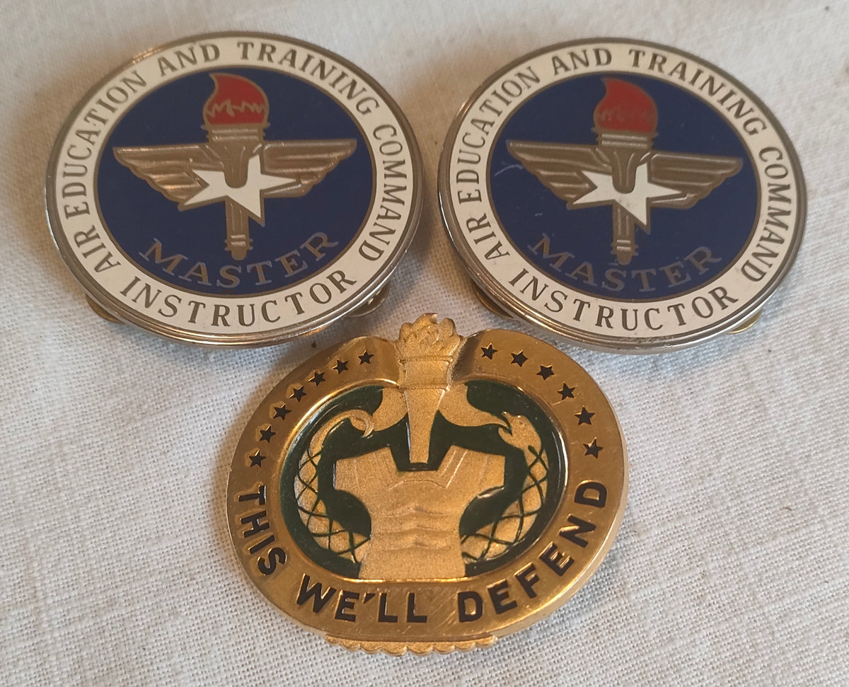 United States military badges