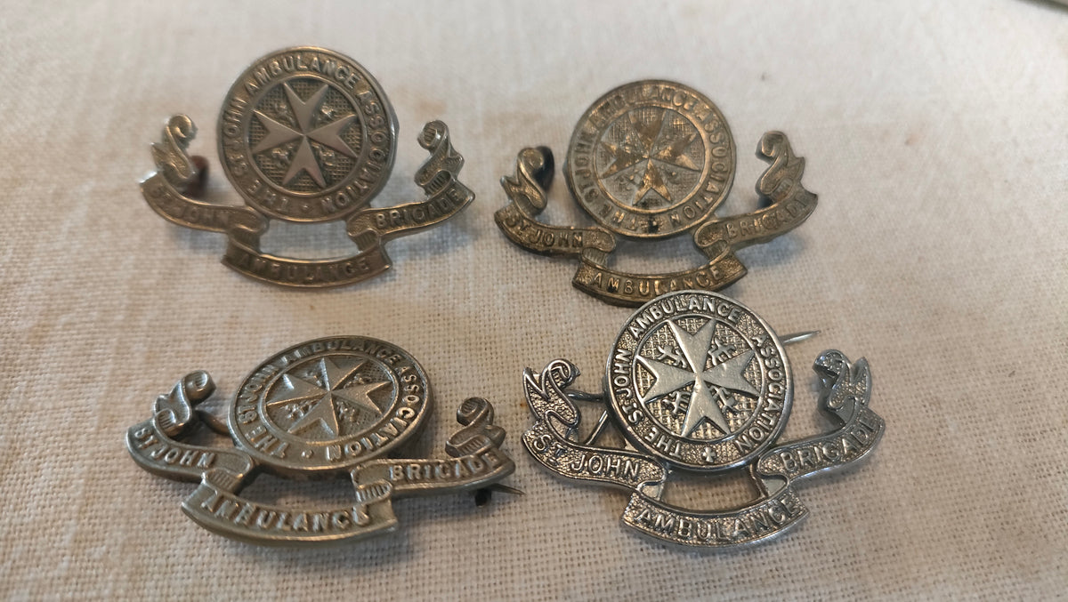 St John Ambulance Brigade badge & medal collection