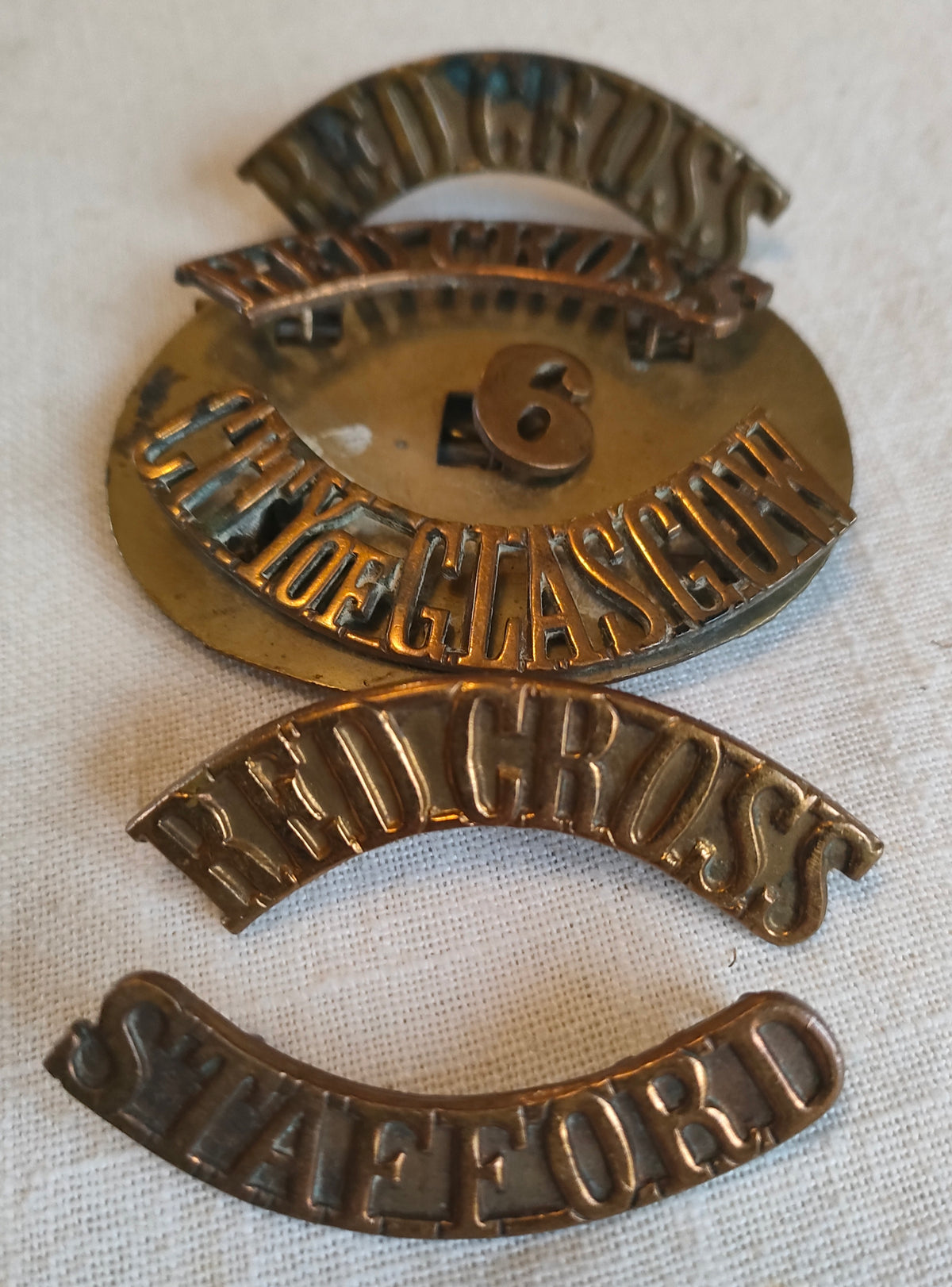Red cross vintage badges & medal collection