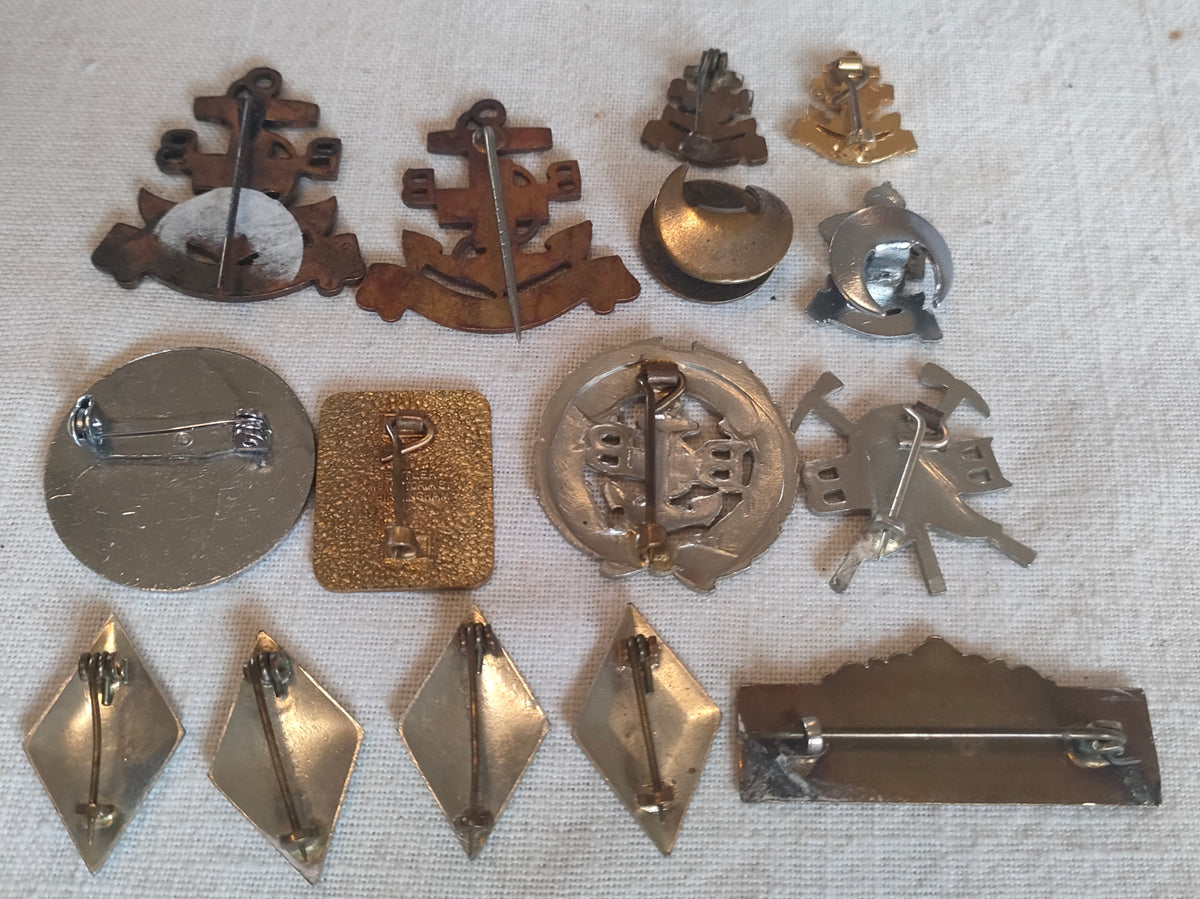 Boys Brigade vintage metal badge collection