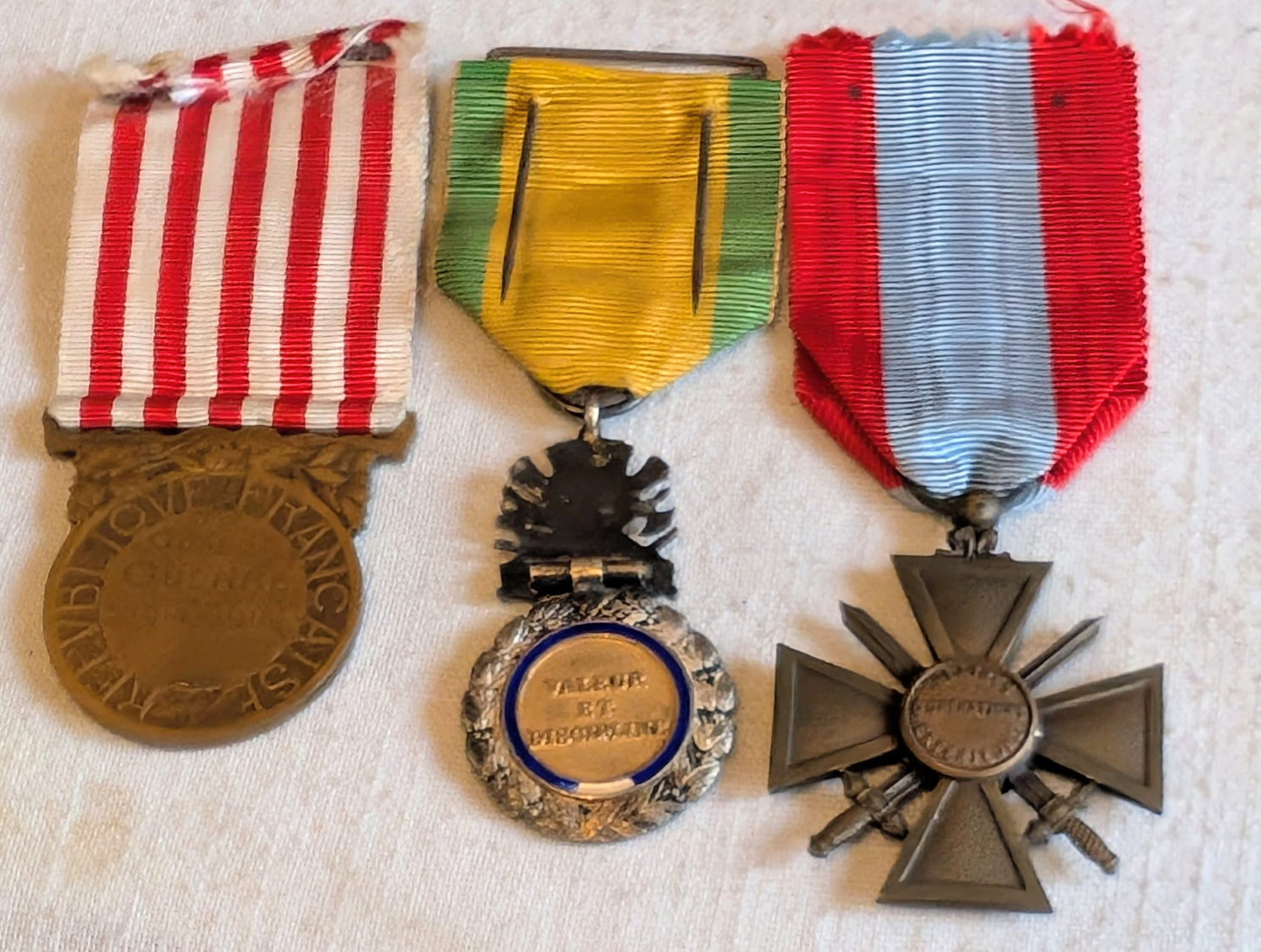 WW1 - Trio of French medals