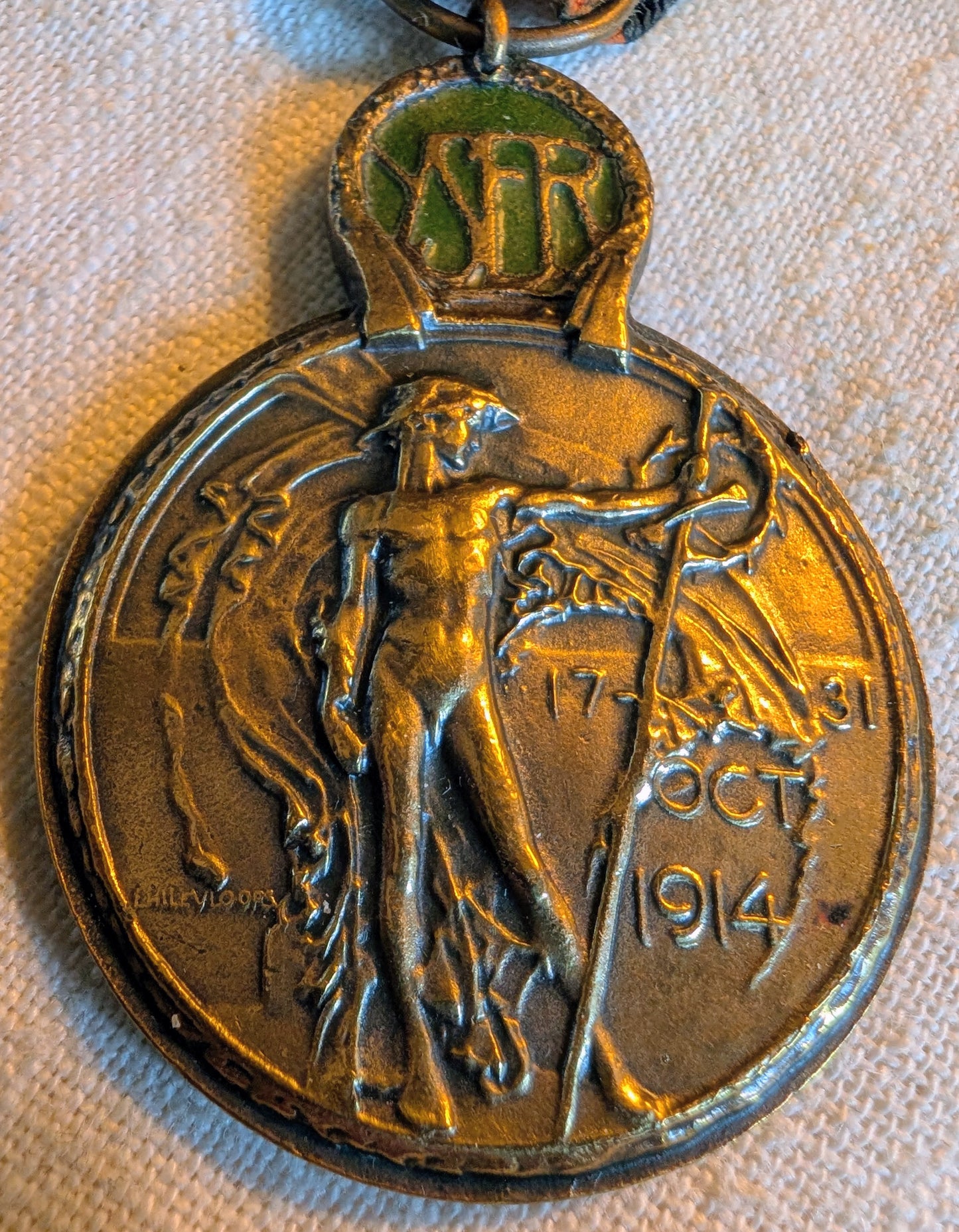WW1-Belgium YSER MEDAL