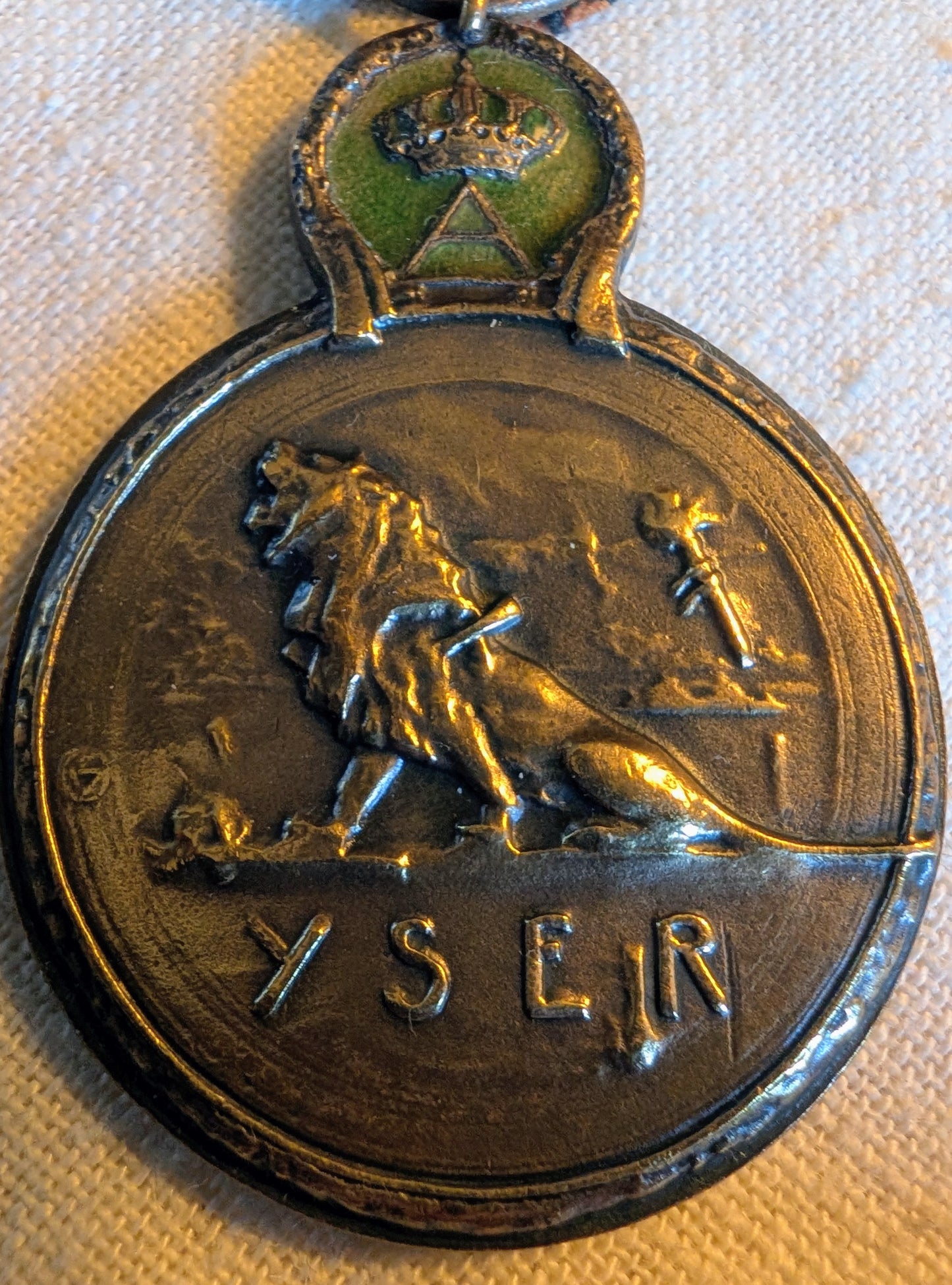 WW1-Belgium YSER MEDAL