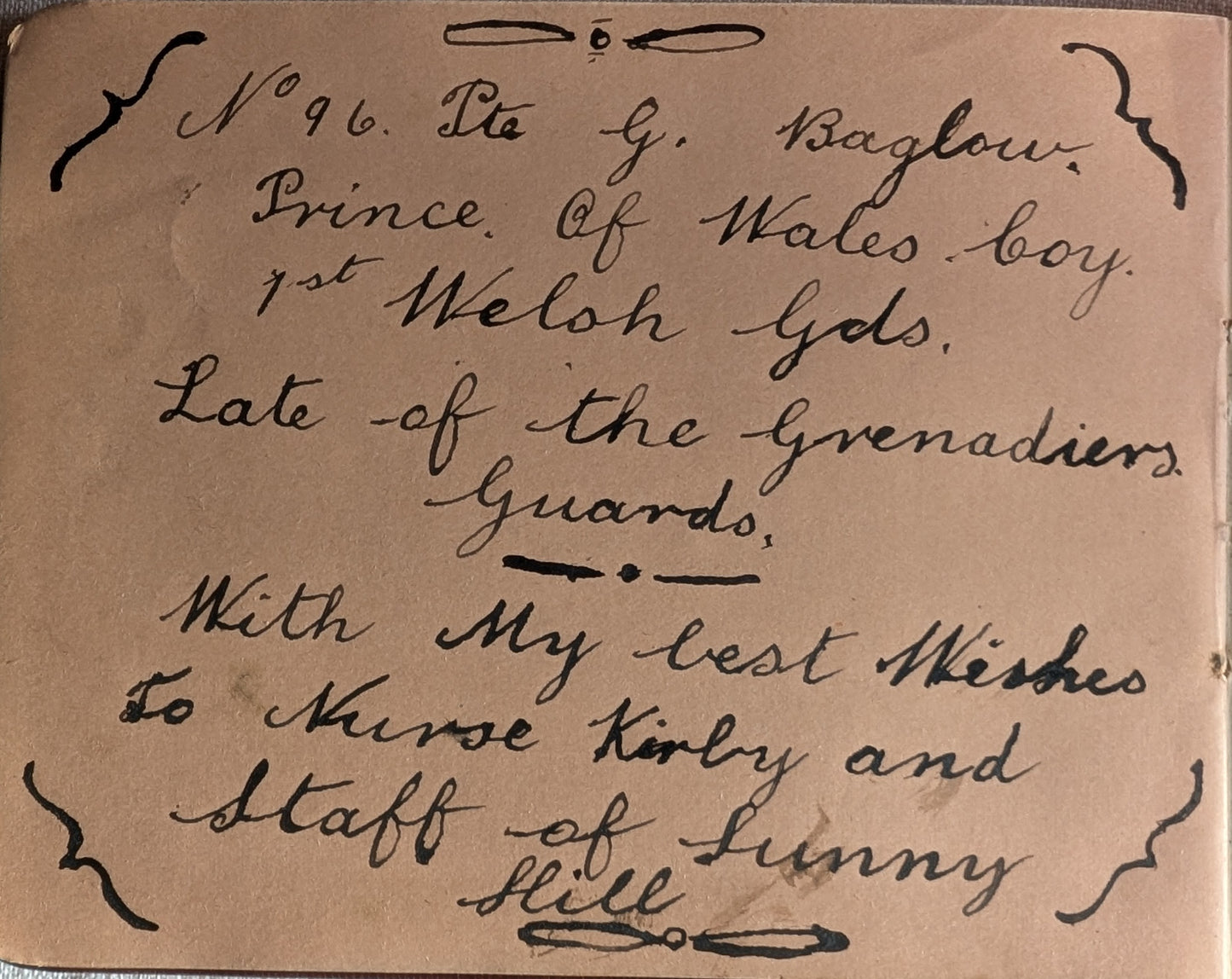 WW1-Red cross nurse Sunny hill hospital autograph book 1916