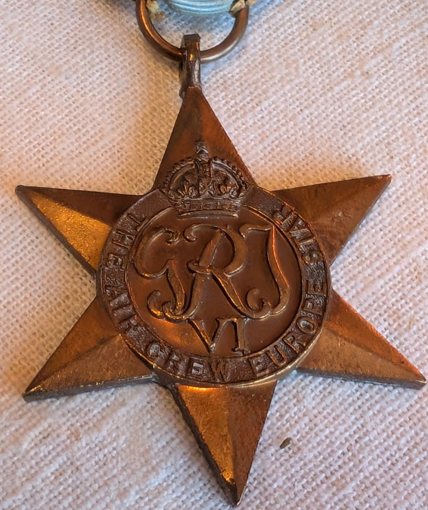 WW2-Air crew Europe star medal set plt off E.Snowden RAF