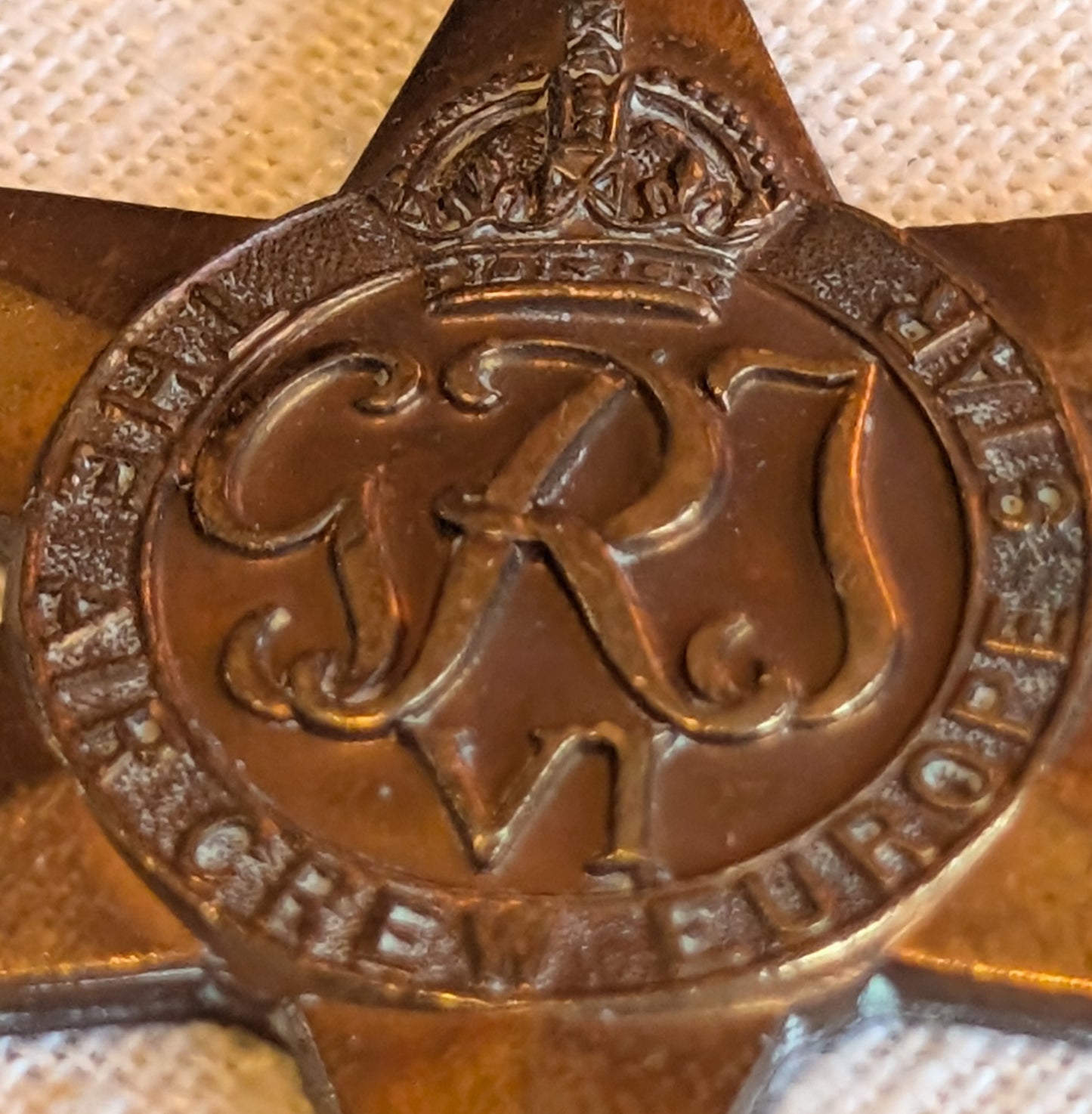 WW2-Air crew Europe star medal set plt off E.Snowden RAF