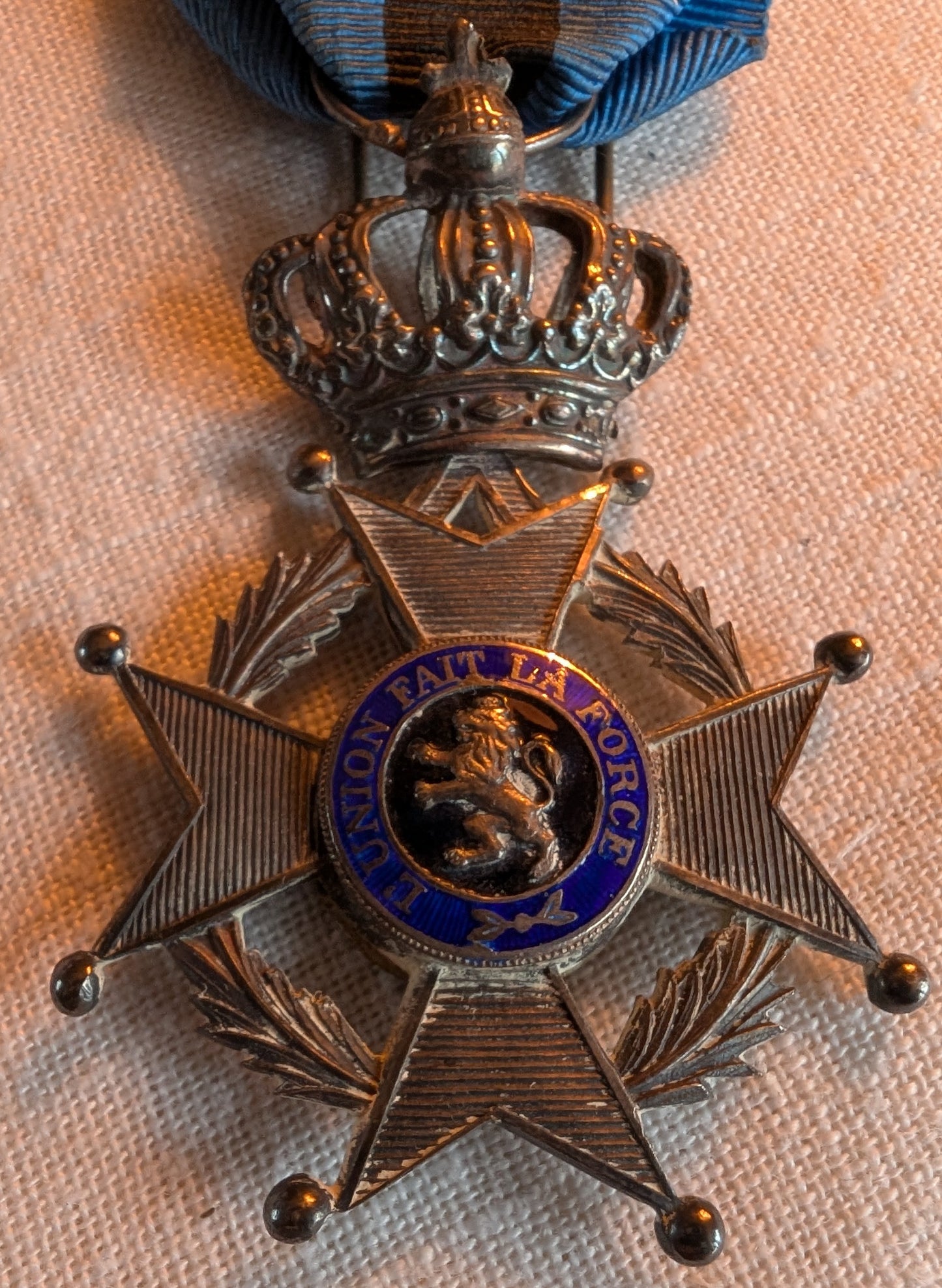 WW1-Belgium Order of Leopold II (Ordre de Leopold II,  Orde van Leopold II).
