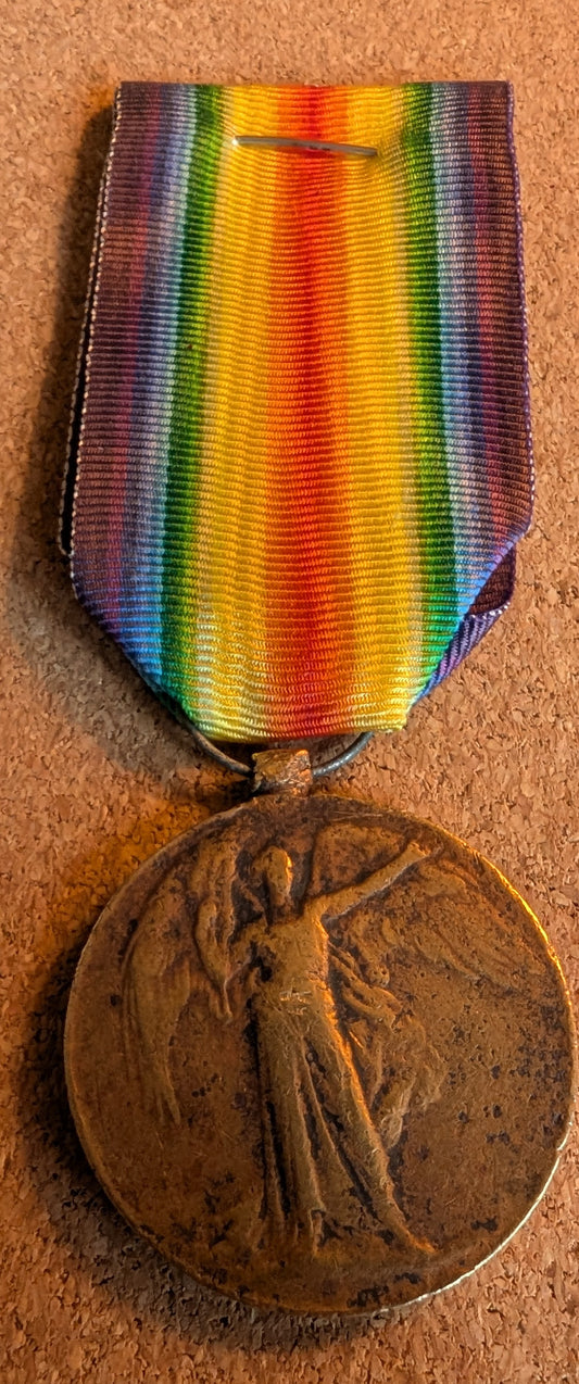 WW1-Victory Medal Rifleman James Henary Gardner 3273 war casualty kings own rifle corps