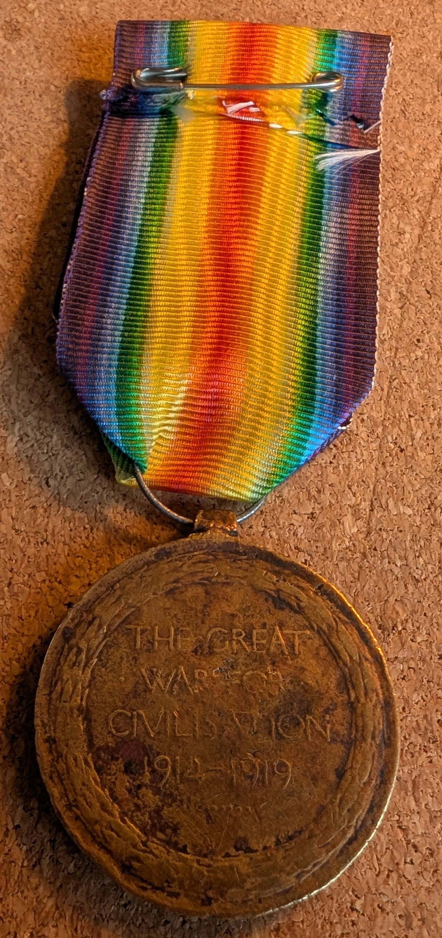 WW1-Victory Medal Rifleman James Henary Gardner 3273 war casualty kings own rifle corps