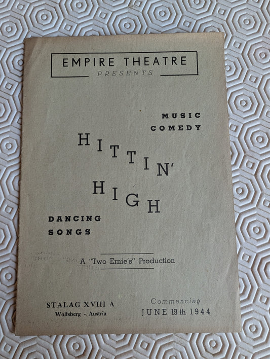 Entertainment programme at Stalag XVIII-A POW camp ww2