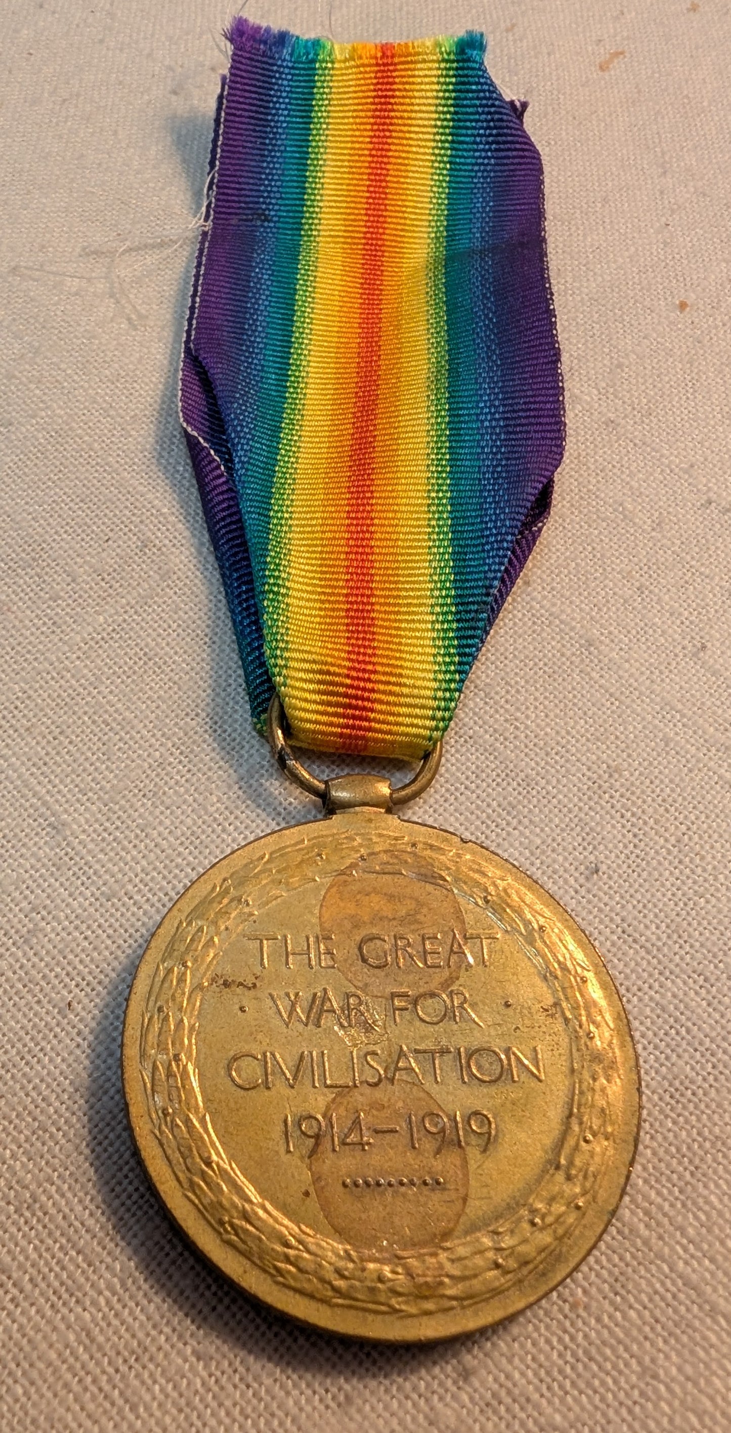WW1-Victory Medal pte Joseph Read 198350 labour Corps