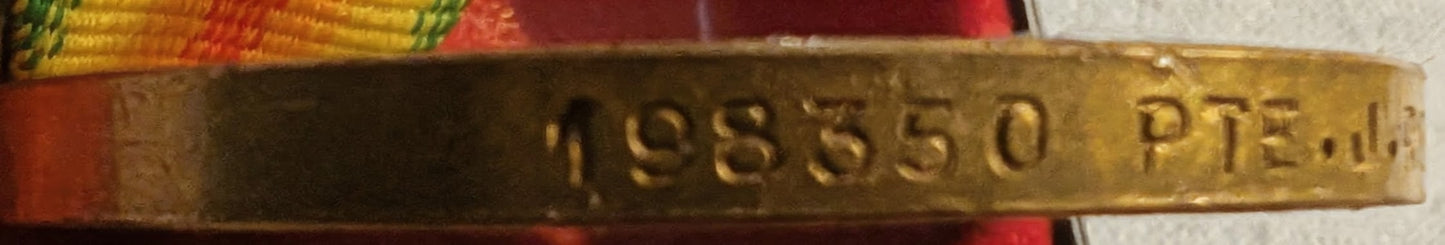 WW1-Victory Medal pte Joseph Read 198350 labour Corps