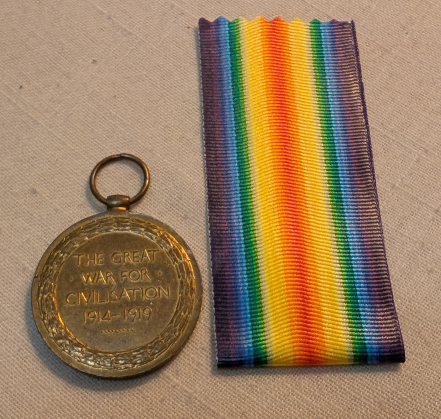 WW1-Victory Medal Charles Burn 31901 DA R N.R.